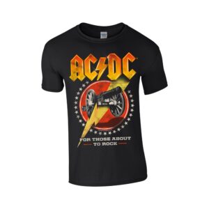 AC/DC For those about to rock new t- shirt