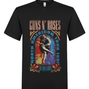 Guns N´Roses Use Your Illution album inspired t- shirt