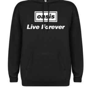 Oasis Live Forever bluza z kapturem