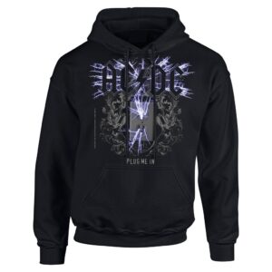 Ac/Dc Plug Me In Black Men Hoodie bluza z kapturem