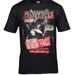 Anthrax Spreading the Disase t- shirt