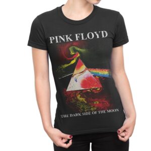 Pink Floyd- Dark Side Of The Moon Art Print Ladies t- shirt