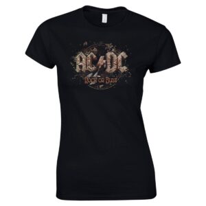 Ac/Dc Rock Or Bust Girlie t- shirt