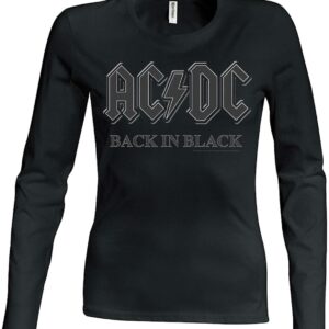 Ac/Dc Back In Black Girlie Long Sleeve t- shirt