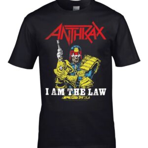 Anthrax I am The Law t- shirt