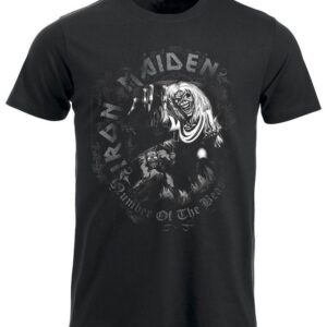 Iron Maiden Number of the Beast Watermark t- shirt