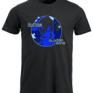 David Bowie Aladdin sane  New Blue t- shirt