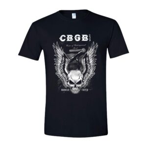 CBGB Flying Skull  t- shirt t- shirt