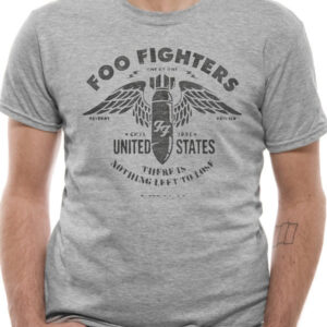 The Foo Fighters - Stencil Grey t- shirt