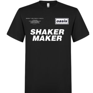 Oasis Shakermaker Tracklisting t- shirt