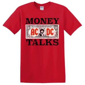 Ac/Dc Money Talks Mens t- shirt Red