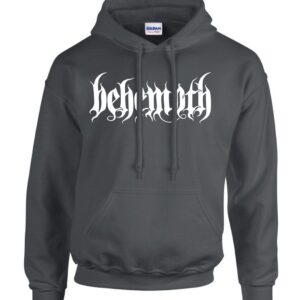 Behemoth White Logo bluza z kapturem