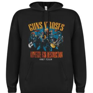 Guns n´Roses Appetite for destruction live skulls 1987 bluza z kapturem