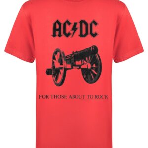 Ac/Dc  For Those About To Rock  Red Mens t- shirt