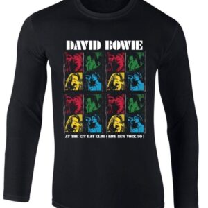 David Bowie New York Kit Kat Club koszulka z długim rękawem