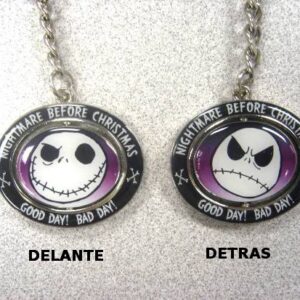 Nightmare Before Christmas-Bad Day Metal Keychain