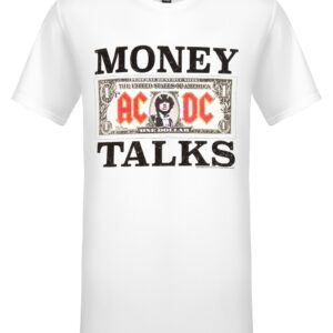 Ac/Dc Money Talks Mens t- shirt White