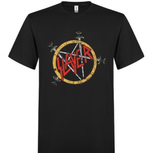 Slayer Pentagram distressed t- shirt