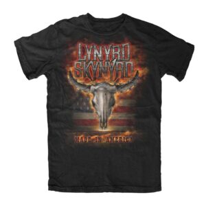 Lynyrd Skynyrd - Flaming Skull t- shirt