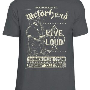 Motörhead Live and Loud t- shirt
