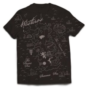 Game Of Thrones Westeros Map t- shirt