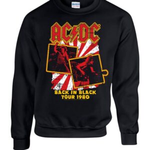 Ac/dc Back in Black Tour 1982 Bluza