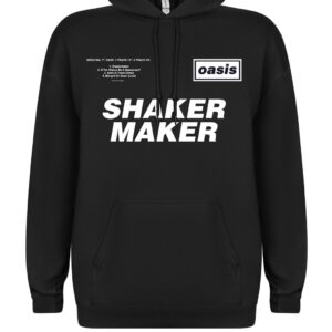 Oasis Shakermaker Tracklisting bluza z kapturem