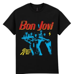 Bon Jovi Slippery When Wet t- shirt
