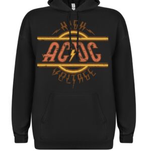 Ac/Dc High Voltage Men Hoodie bluza z kapturem